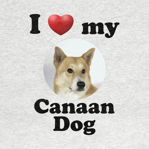 I Love My Canaan Dog by Naves